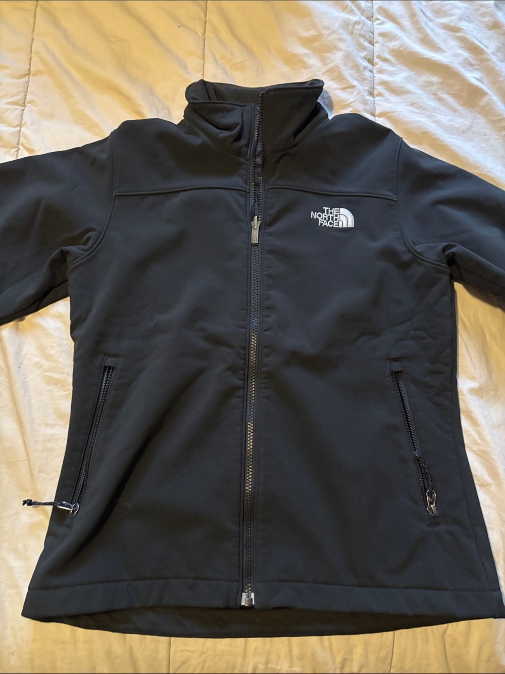 The North Face Black Full-Zip Softshell Jacket